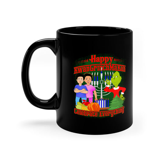 KwanGrinchMakah Black Mug