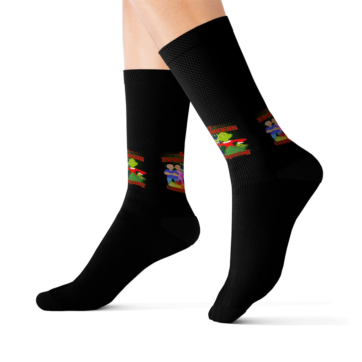 KwanGrinchMakah Sublimation Socks