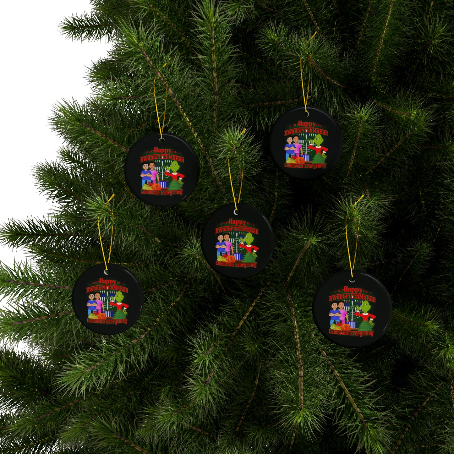 KwanGrinchMakah Ornaments (1pc, 3pcs, 5pcs, 10pcs)