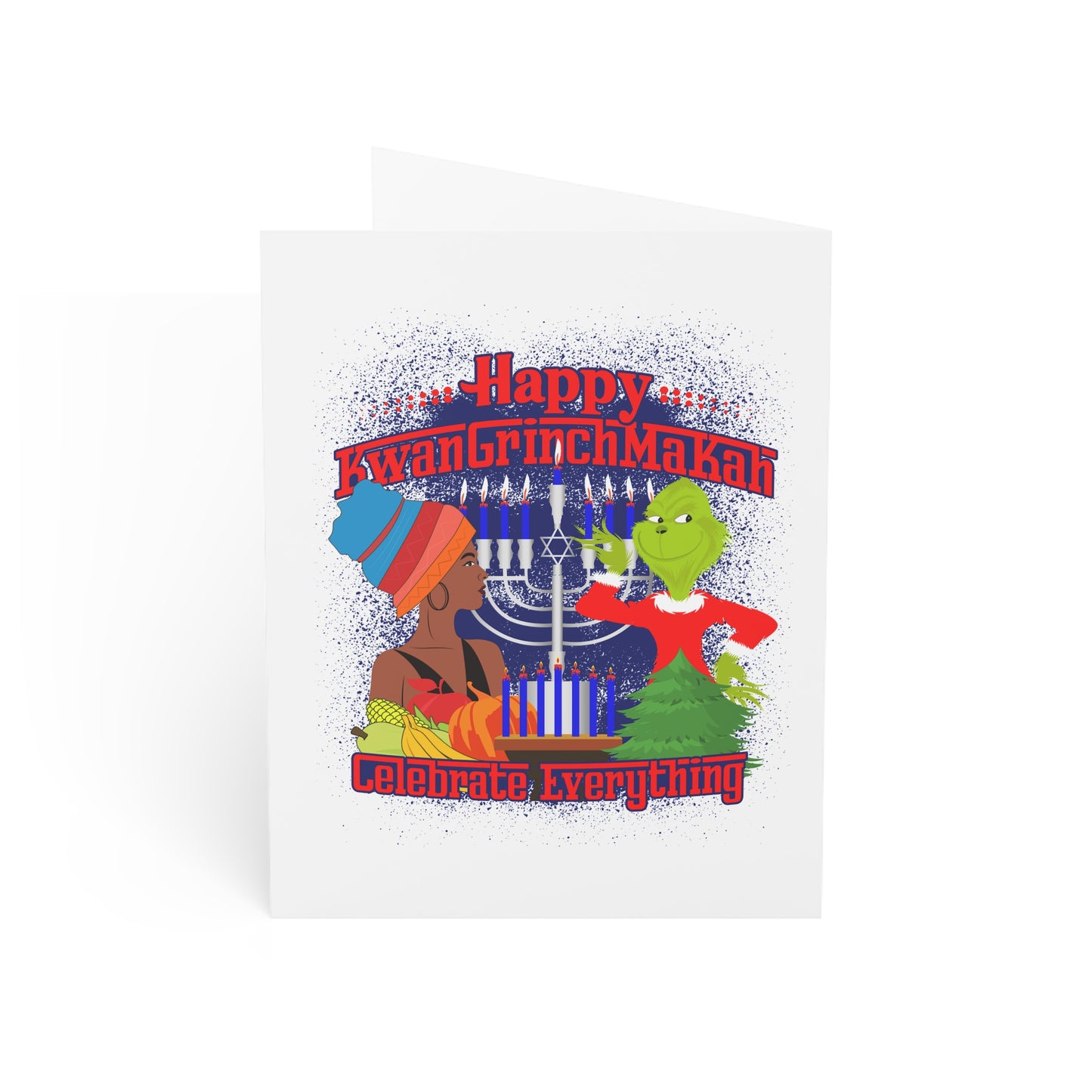 KwanGrinchMakah Greeting Cards (1, 10, 30, and 50pcs)