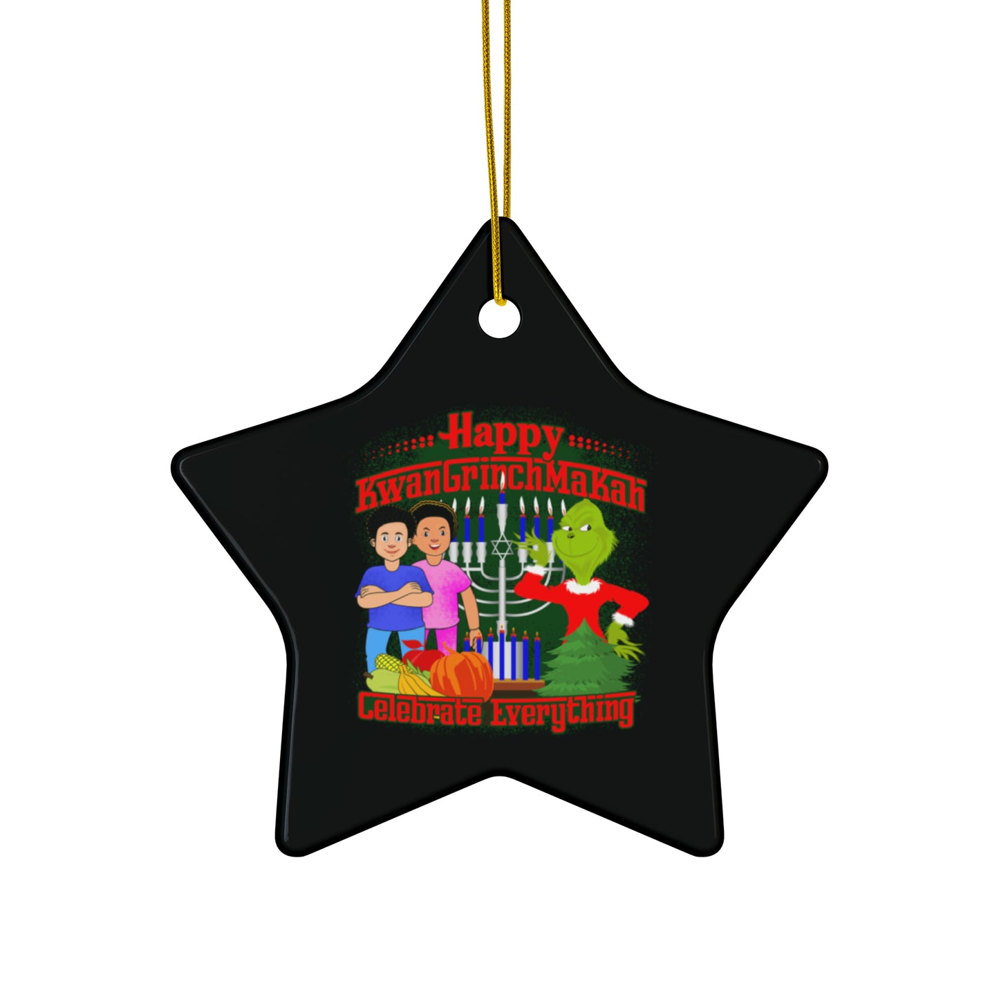 KwanGrinchMakah Ornaments (1pc, 3pcs, 5pcs, 10pcs)