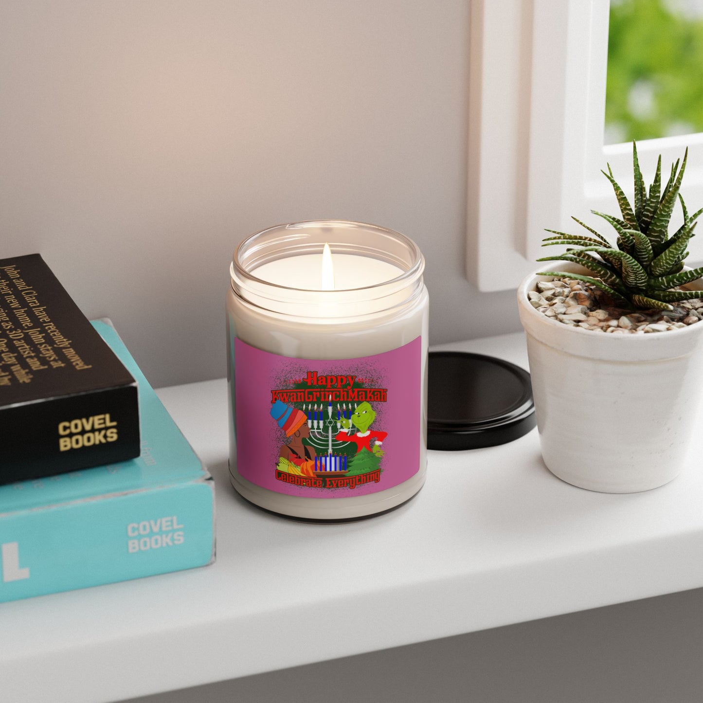 KwanGrinchMakah Scented Soy Candle, 9oz