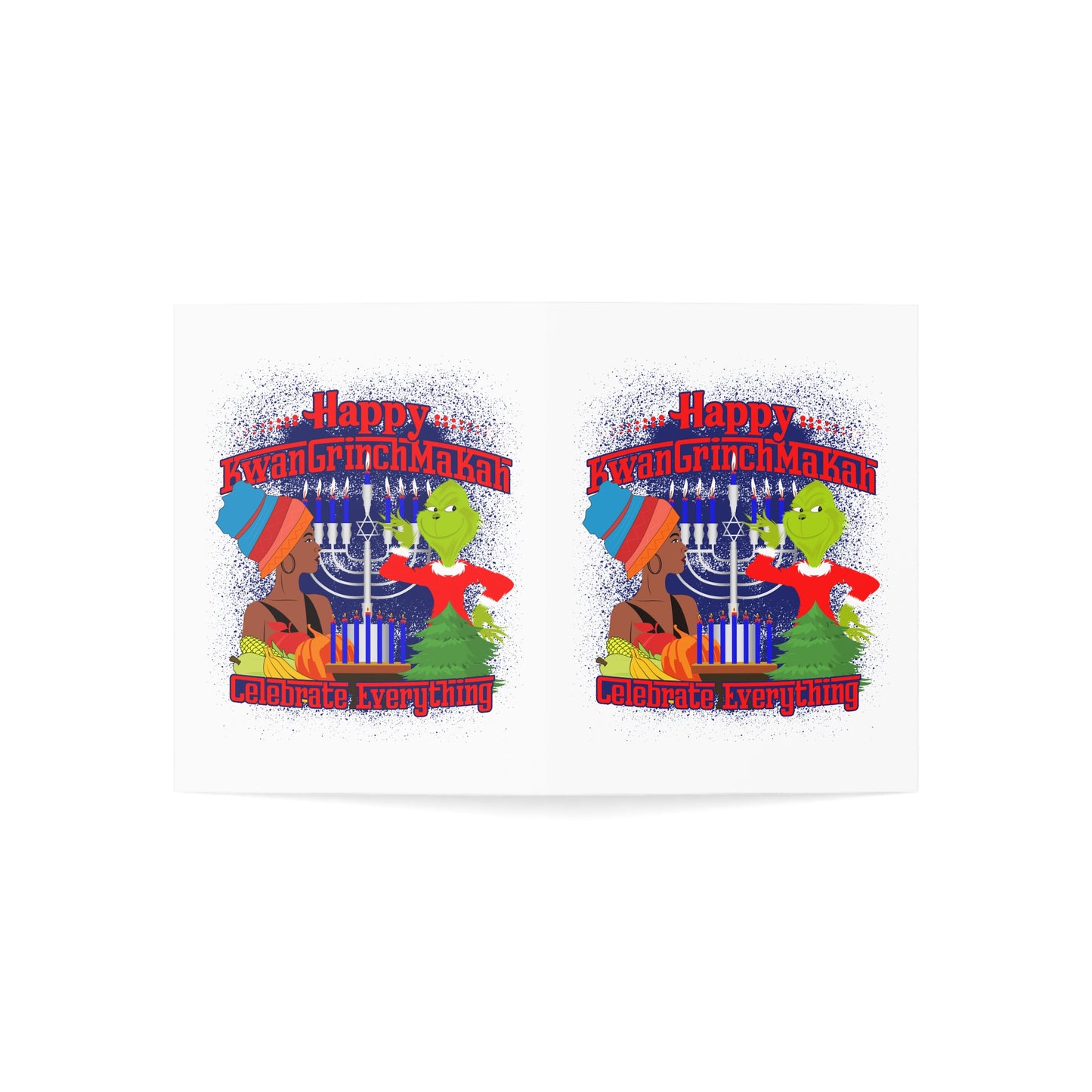 KwanGrinchMakah Greeting Cards (1, 10, 30, and 50pcs)