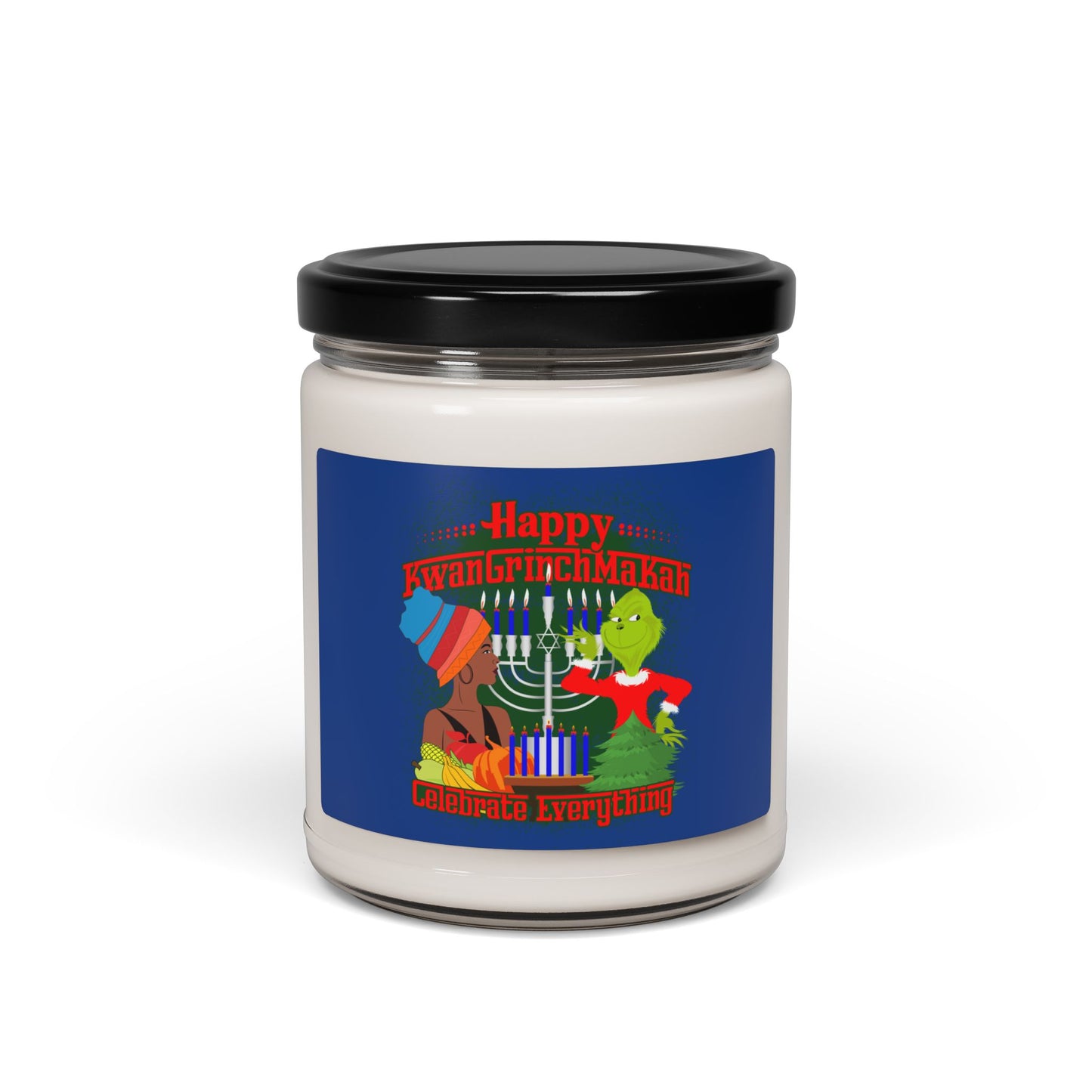 KwanGrinchMakah Scented Soy Candle, 9oz