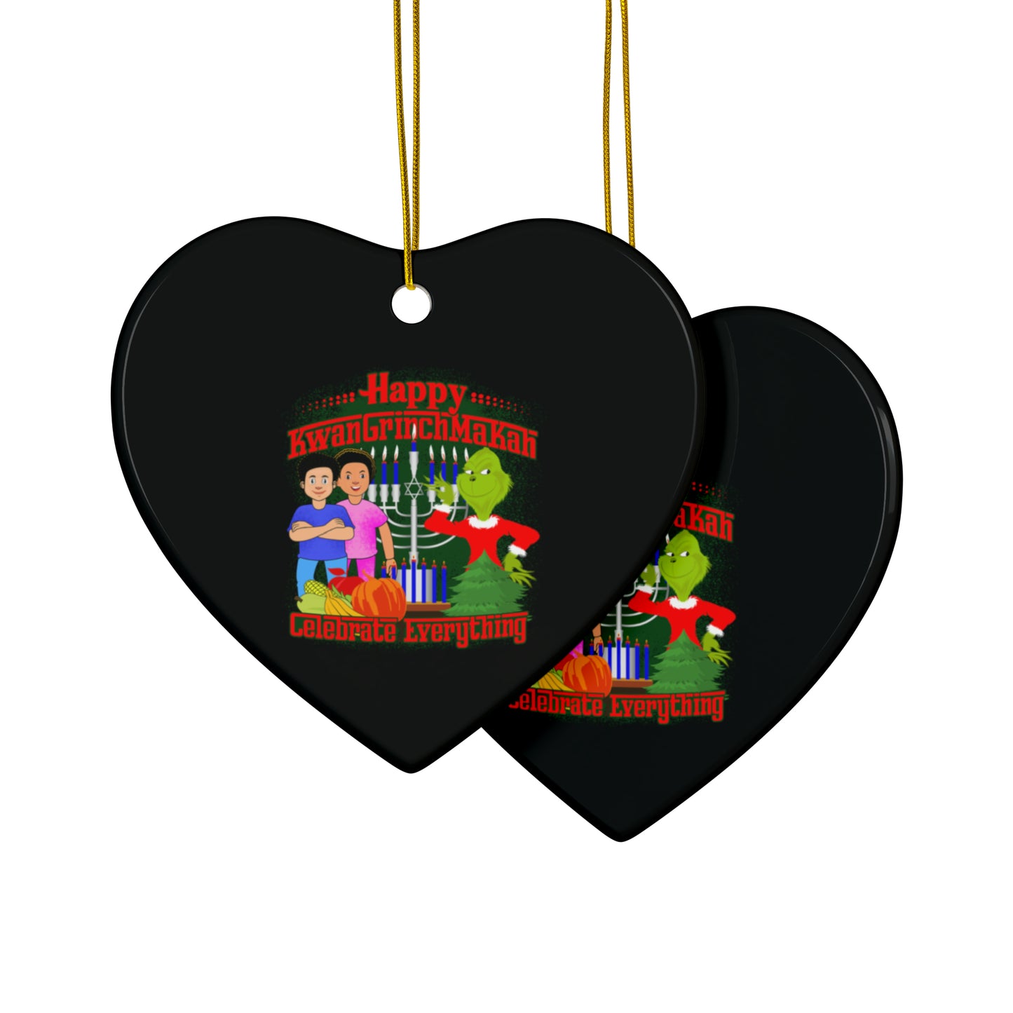 KwanGrinchMakah Ornaments (1pc, 3pcs, 5pcs, 10pcs)