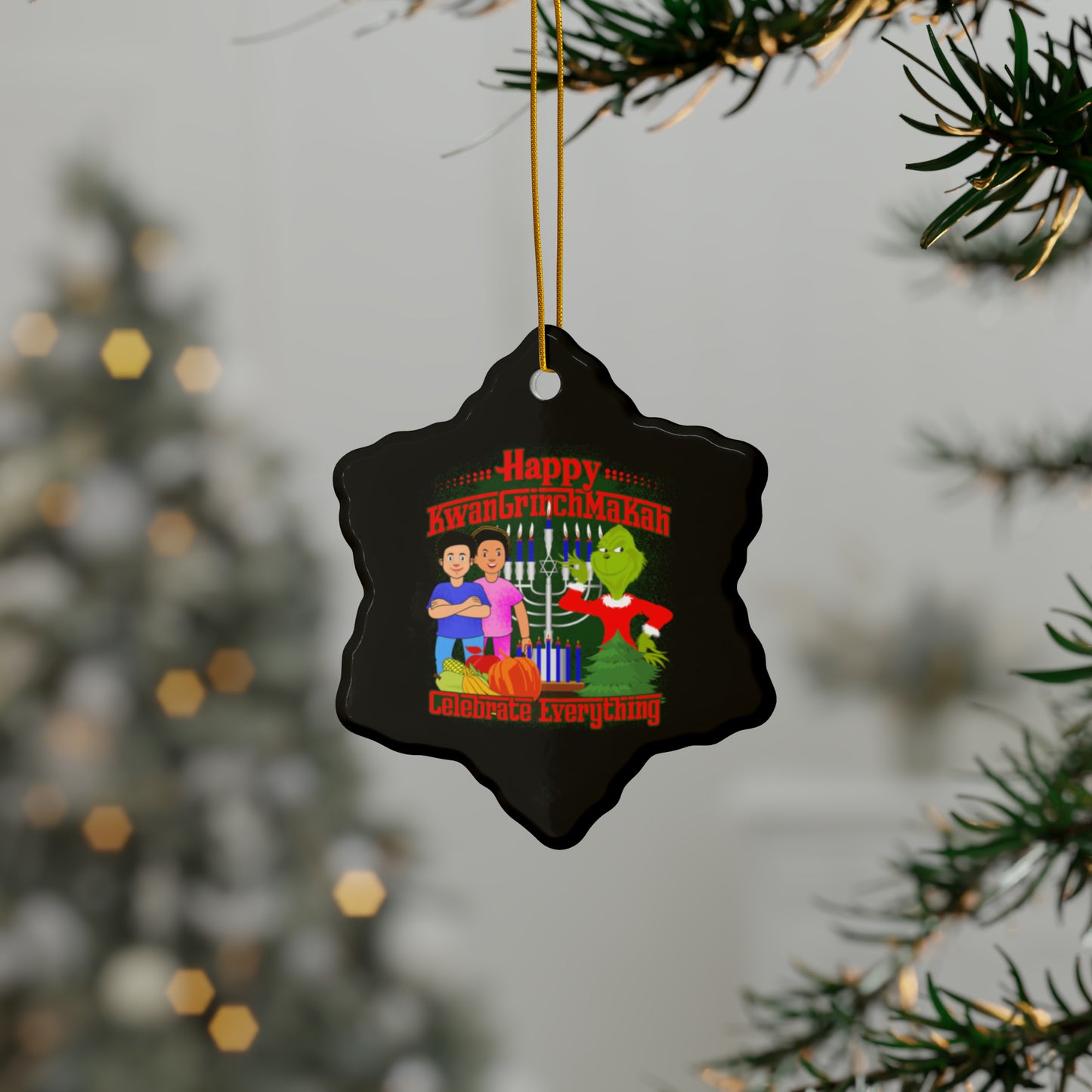 KwanGrinchMakah Ornaments (1pc, 3pcs, 5pcs, 10pcs)