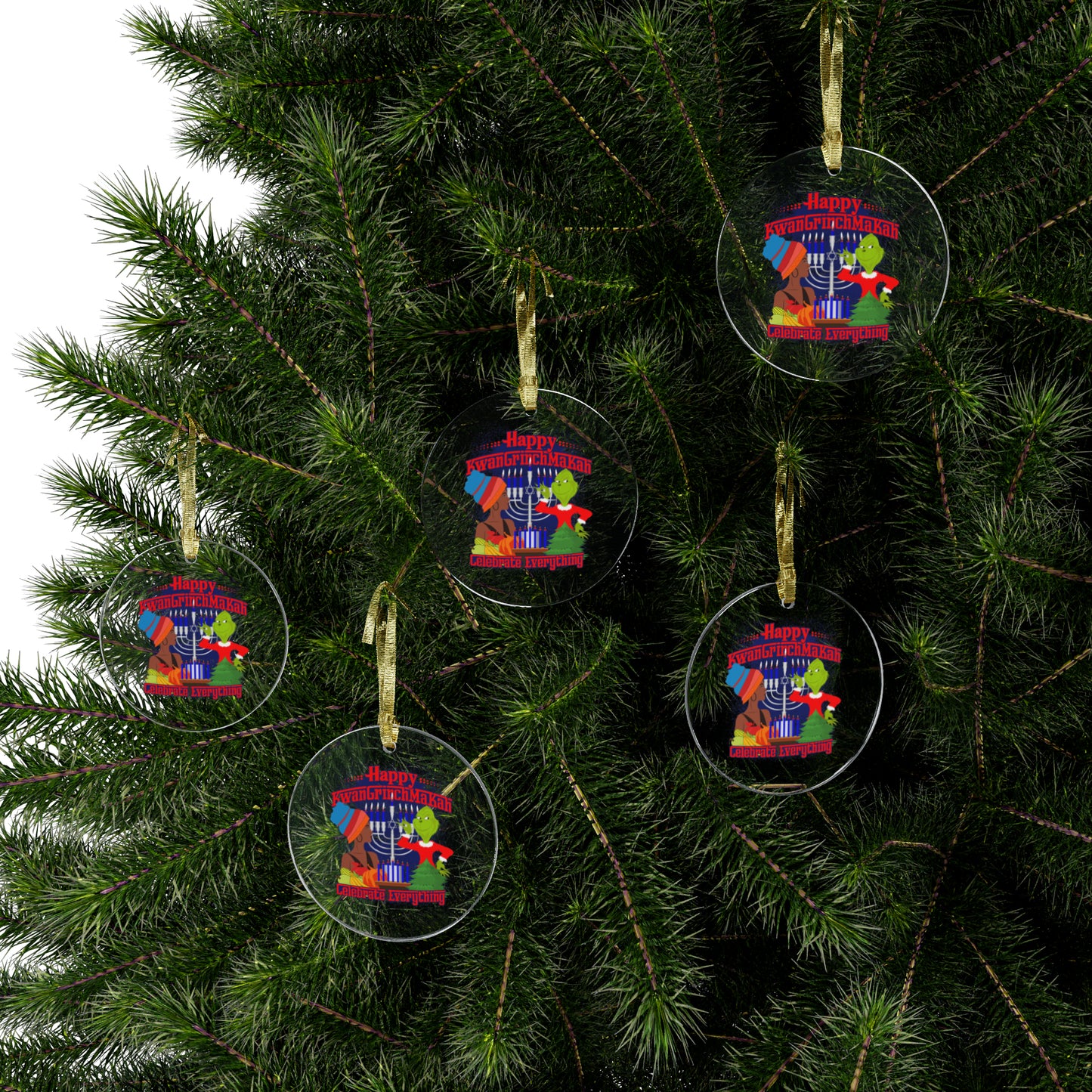 KwanGrinchMakah Acrylic Ornaments