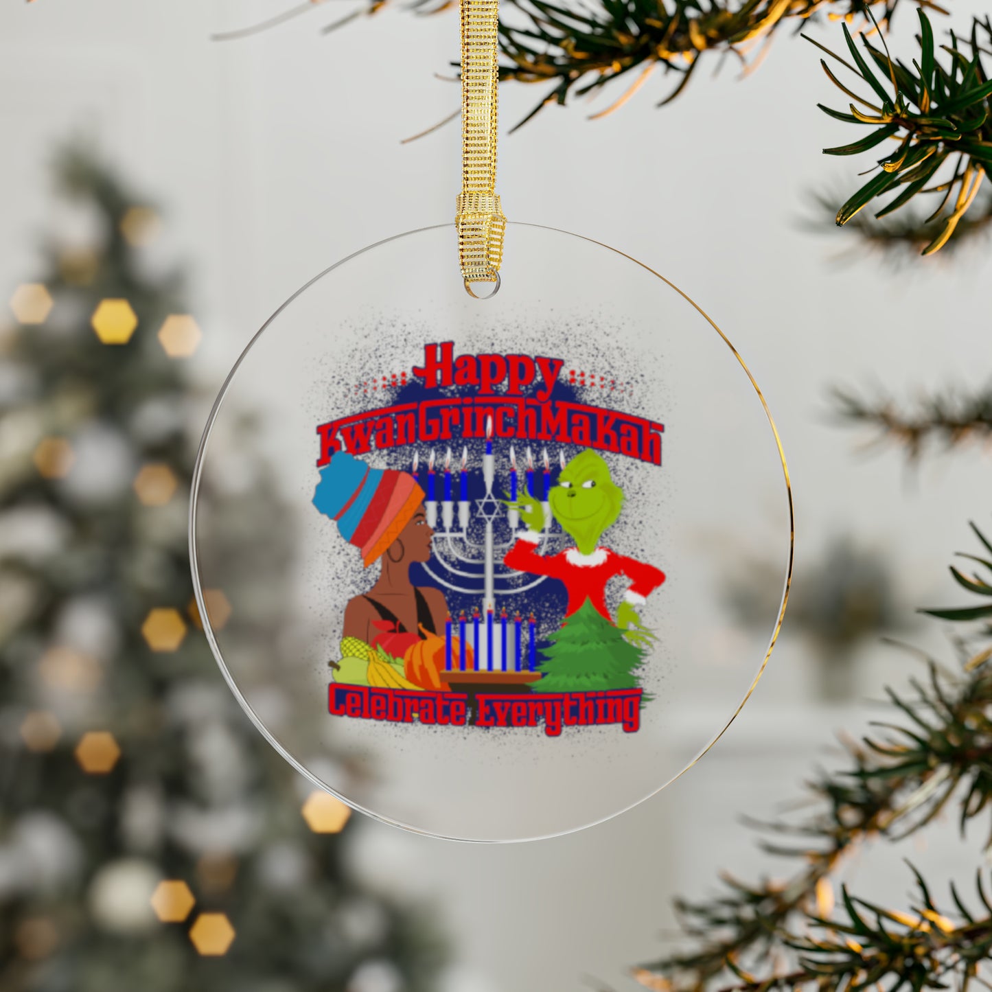 KwanGrinchMakah Acrylic Ornaments