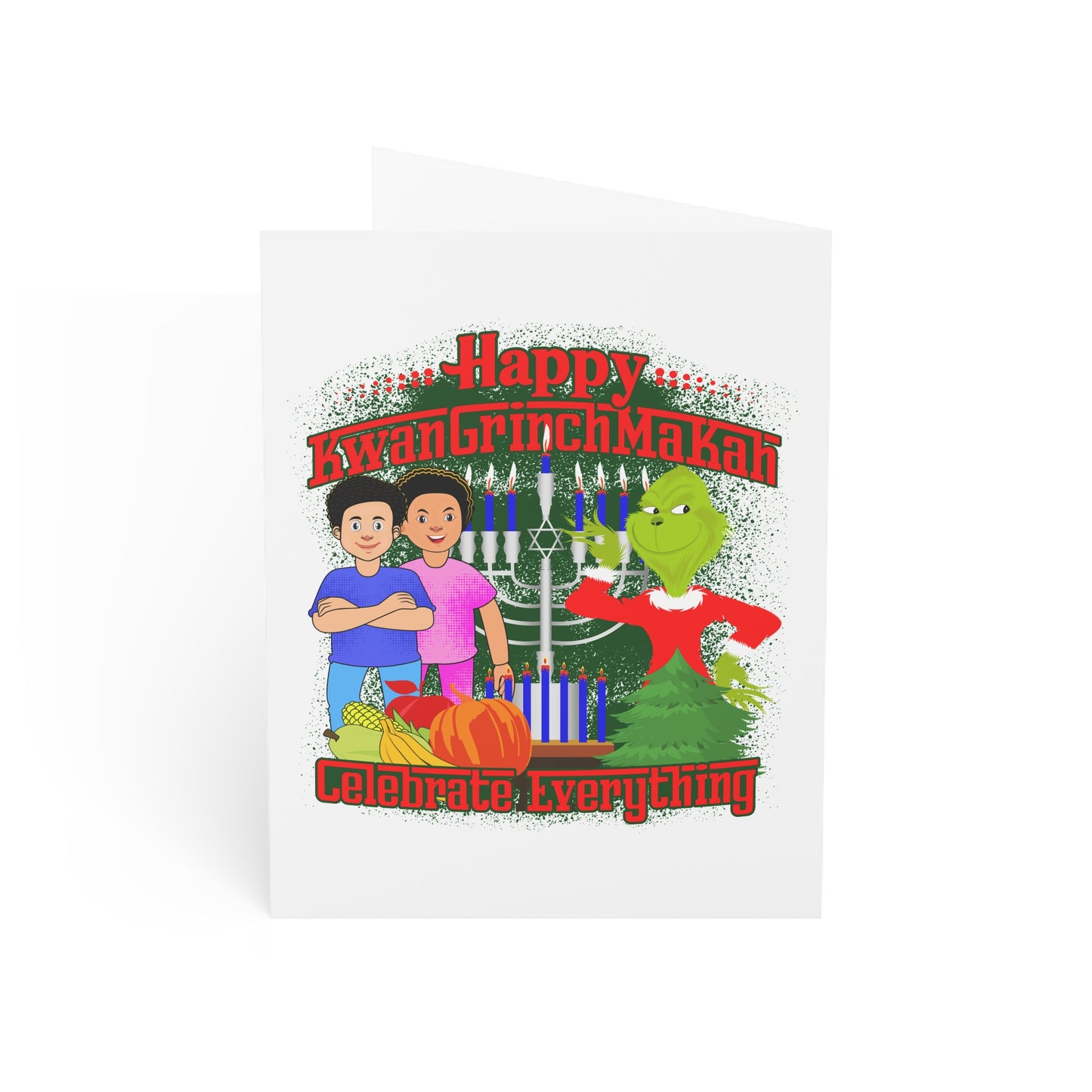 KwanGrinchMakah Greeting Cards (1, 10, 30, and 50pcs)