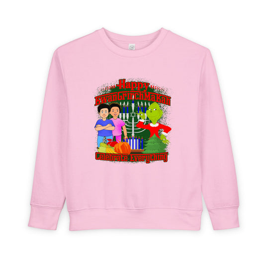 KwanGrinchMaKah Toddler Sweatshirt —  Kids Holiday Sweatshirt