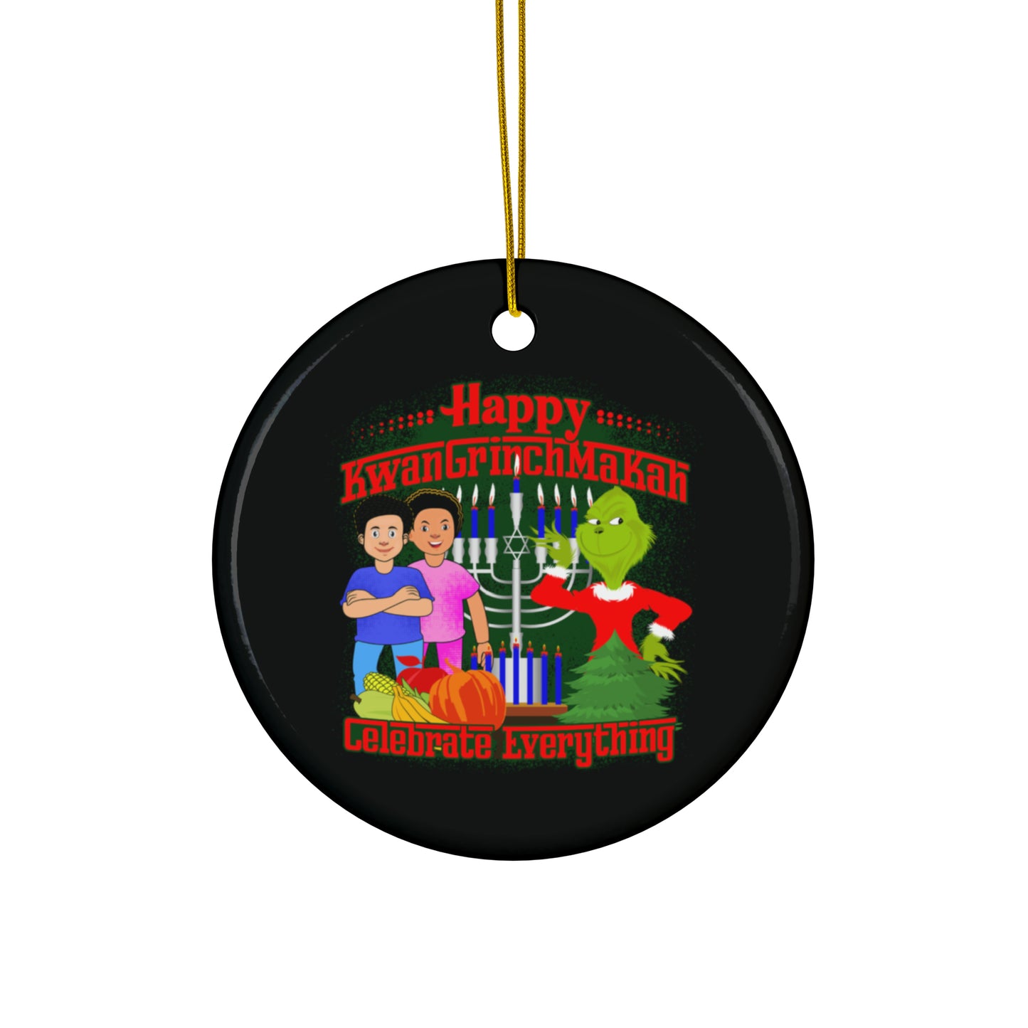 KwanGrinchMakah Ornaments (1pc, 3pcs, 5pcs, 10pcs)