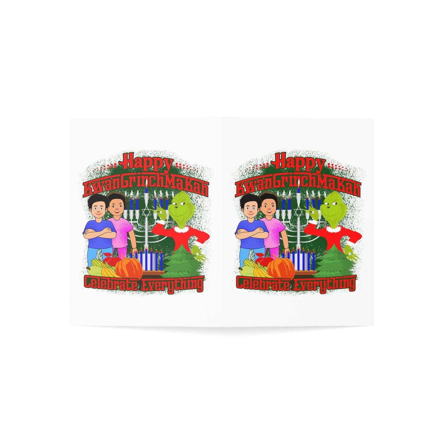 KwanGrinchMakah Greeting Cards (1, 10, 30, and 50pcs)