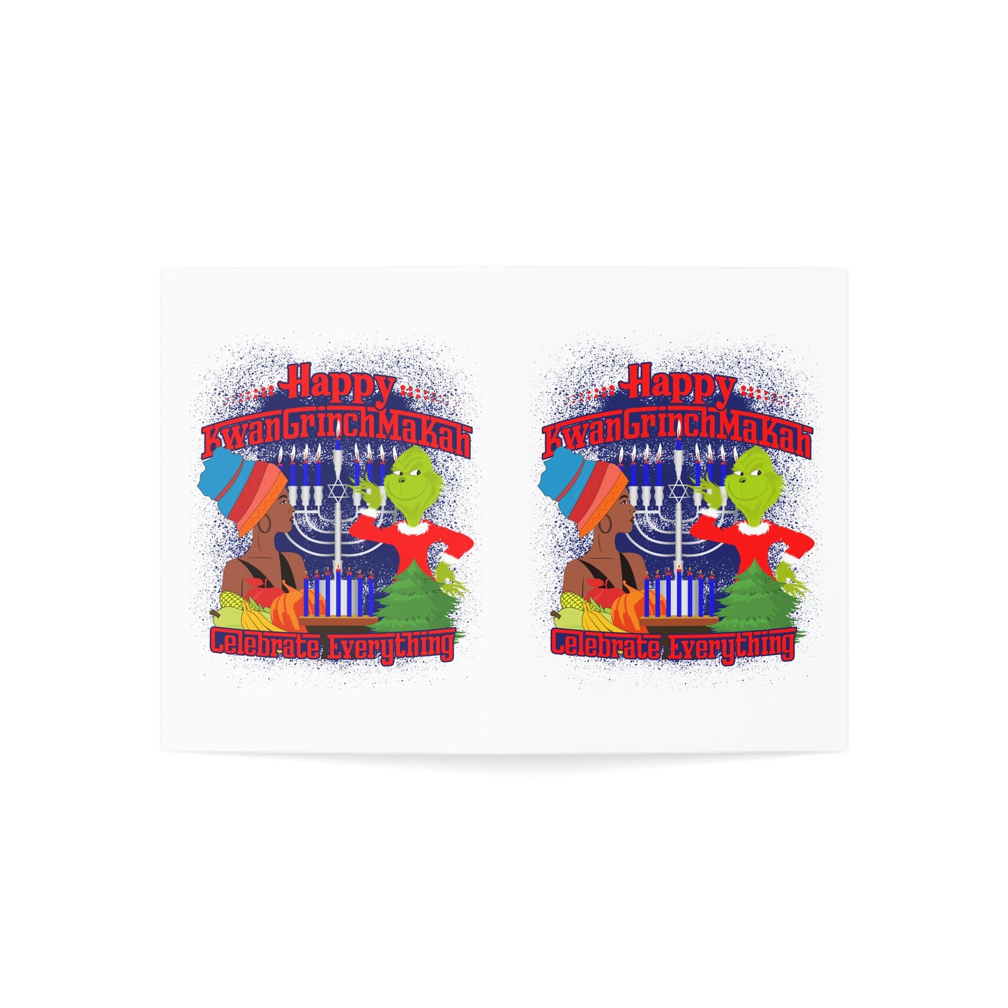 KwanGrinchMakah Greeting Cards (1, 10, 30, and 50pcs)