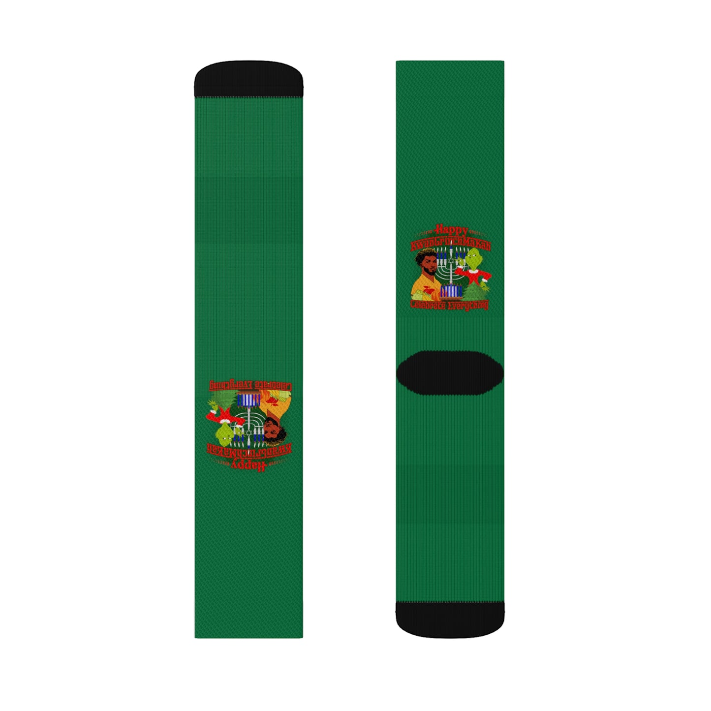 KwanGrinchMakah Sublimation Socks