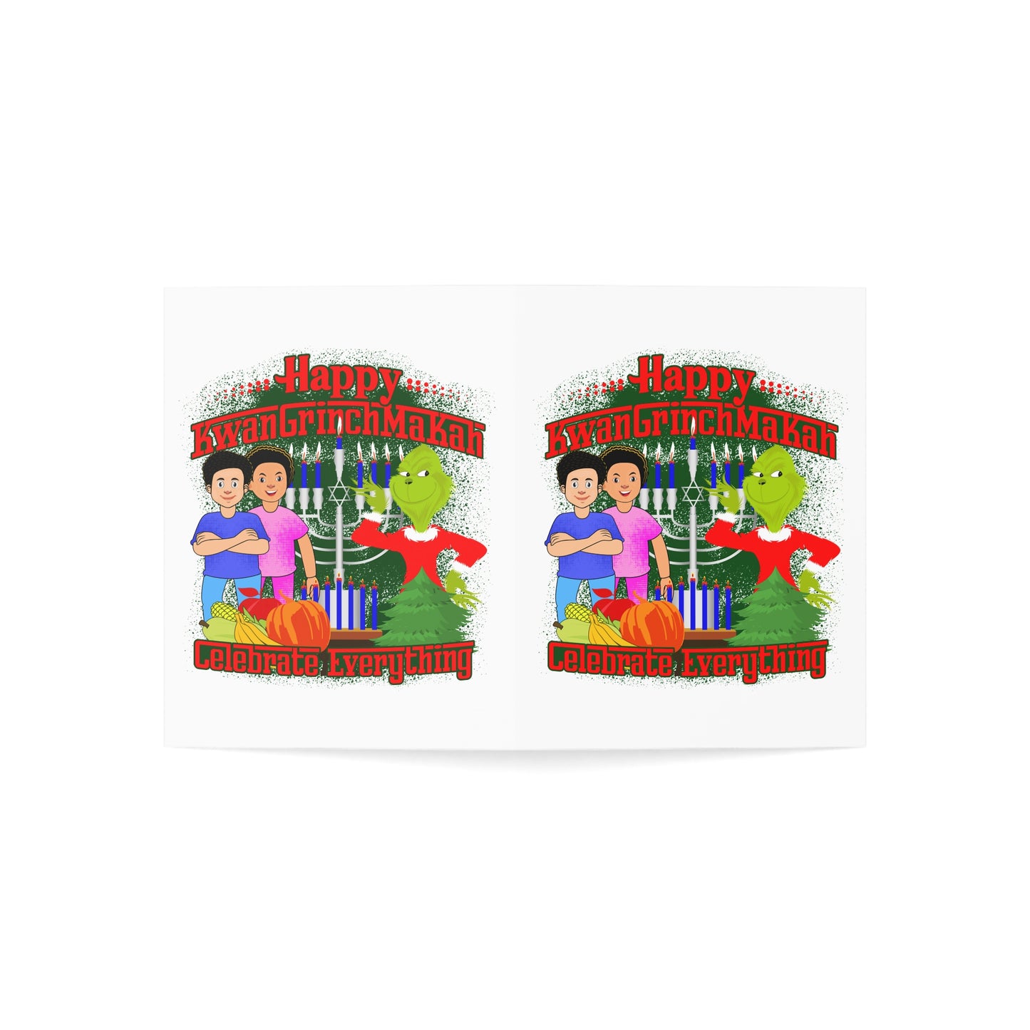 KwanGrinchMakah Greeting Cards (1, 10, 30, and 50pcs)