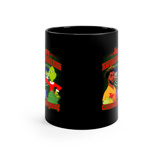 KwanGrinchMaKah 11oz Black Mug