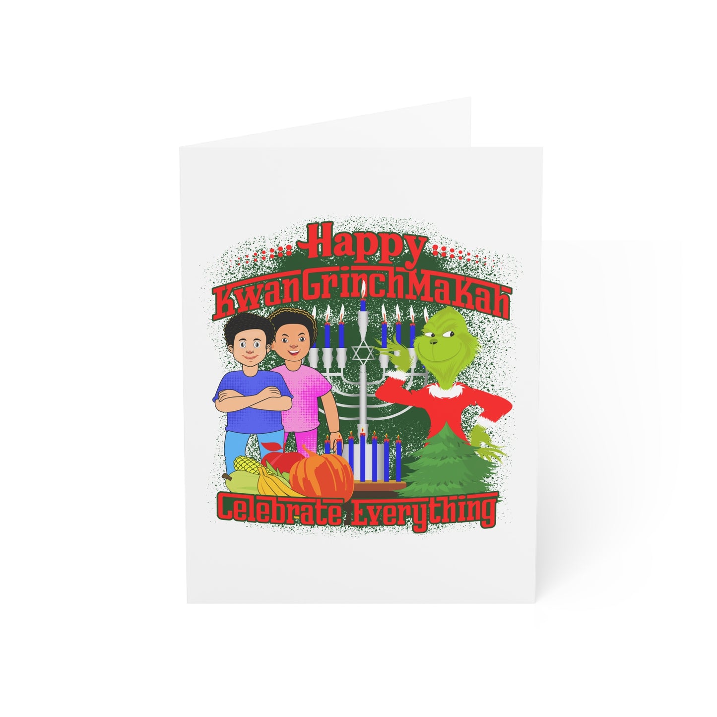 KwanGrinchMakah Greeting Cards (1, 10, 30, and 50pcs)
