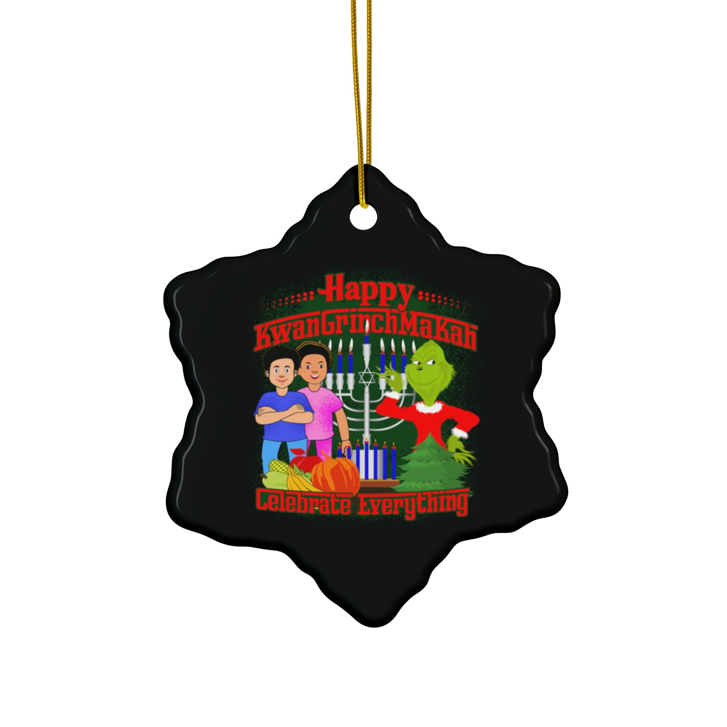 KwanGrinchMakah Ornaments (1pc, 3pcs, 5pcs, 10pcs)