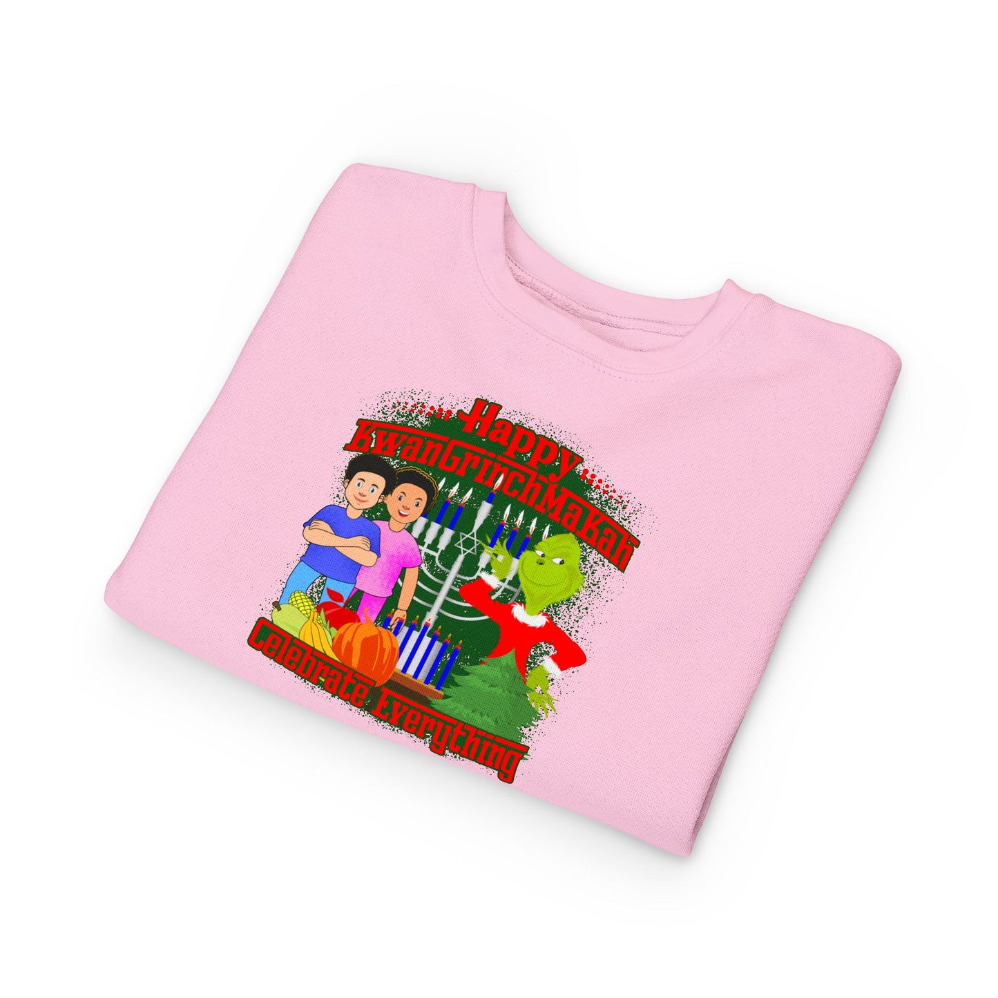 KwanGrinchMaKah Toddler Sweatshirt —  Kids Holiday Sweatshirt