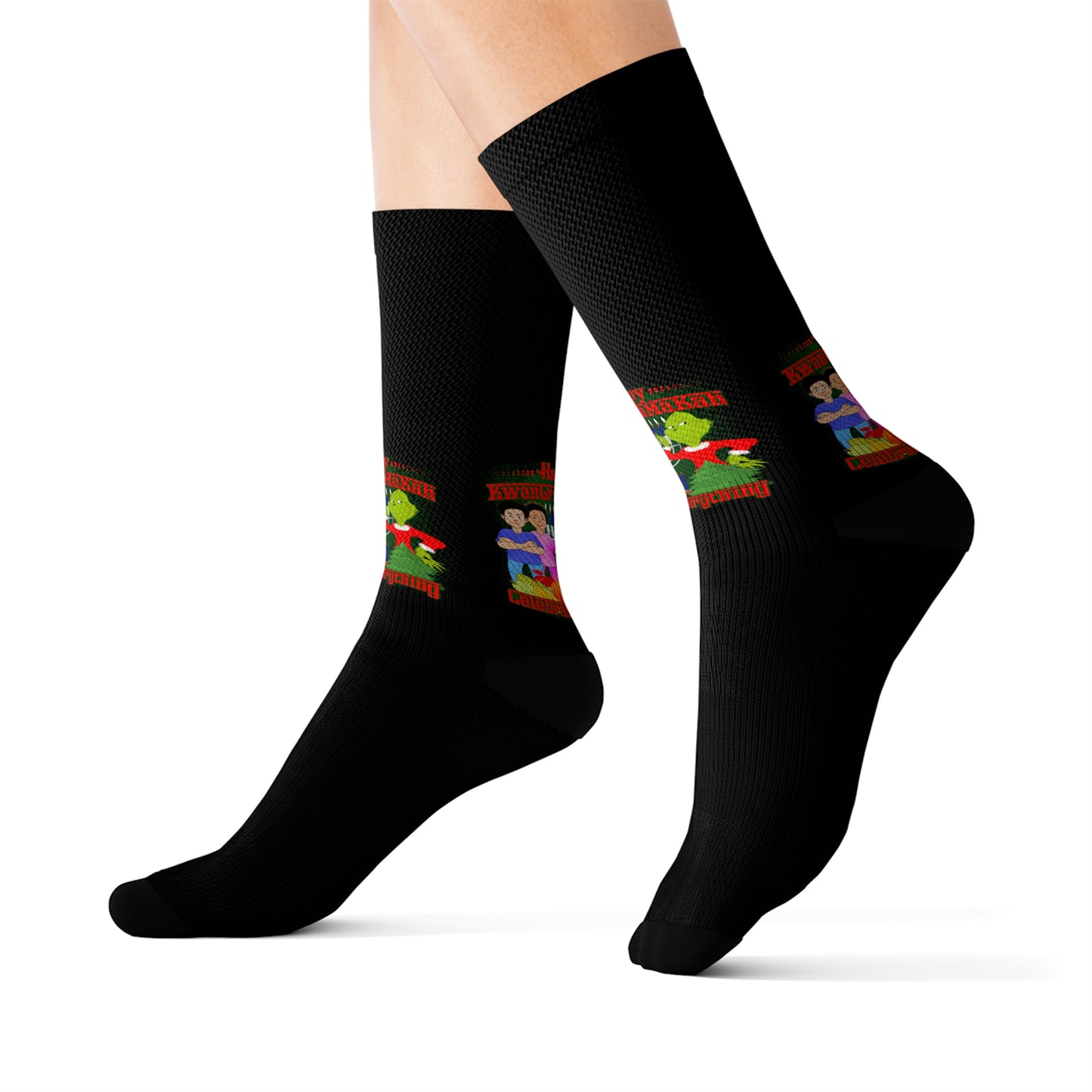 KwanGrinchMakah Sublimation Socks