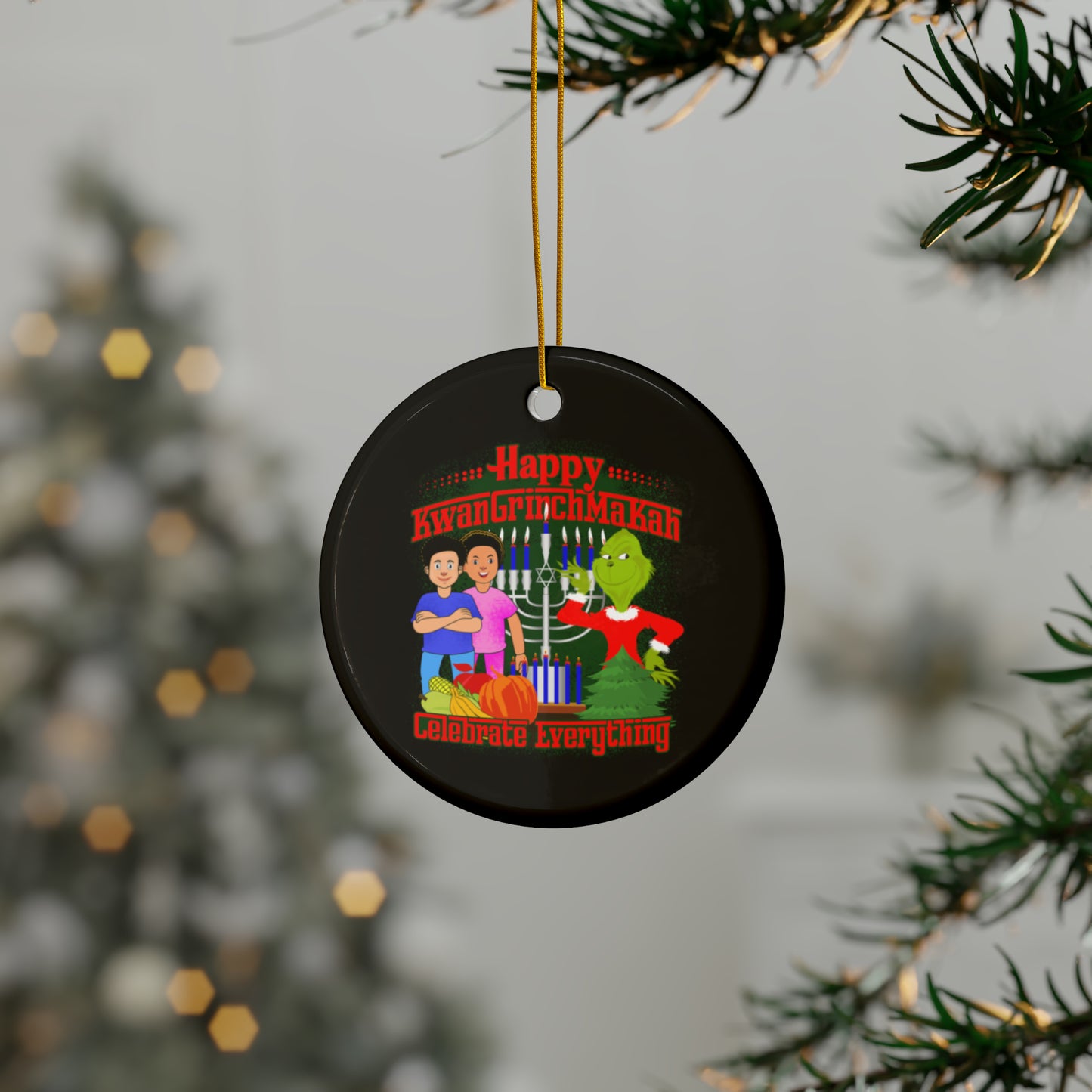 KwanGrinchMakah Ornaments (1pc, 3pcs, 5pcs, 10pcs)