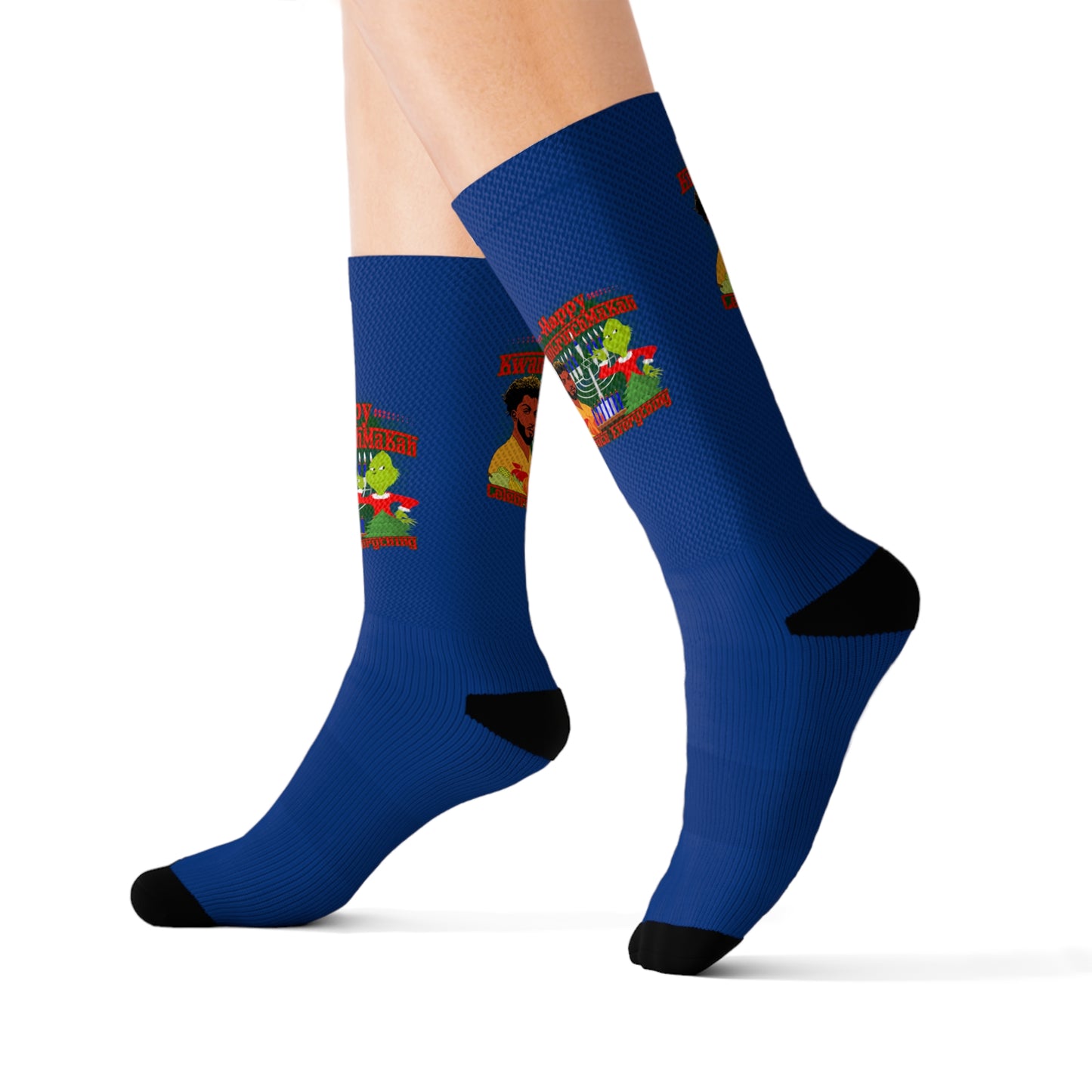 KwanGrinchMakah Sublimation Socks