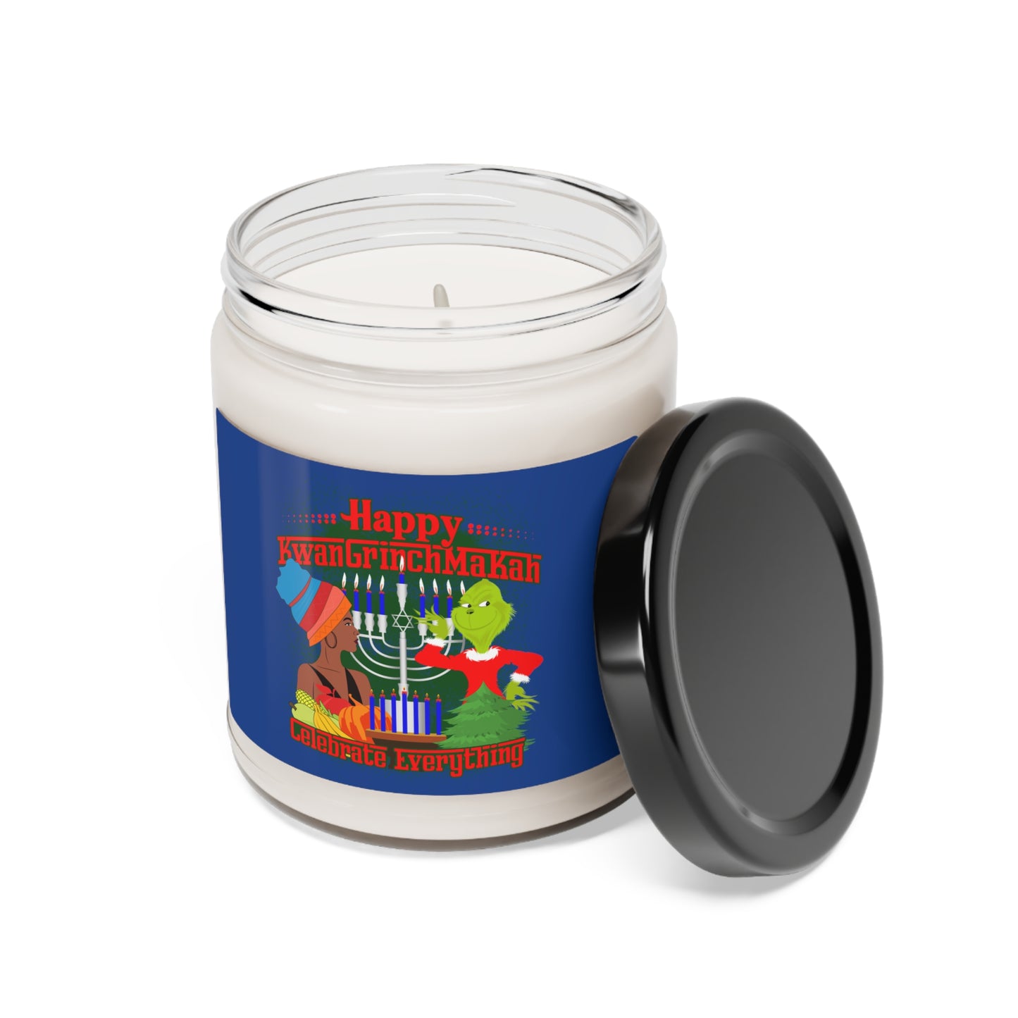 KwanGrinchMaKah Scented Soy Candle, 9oz