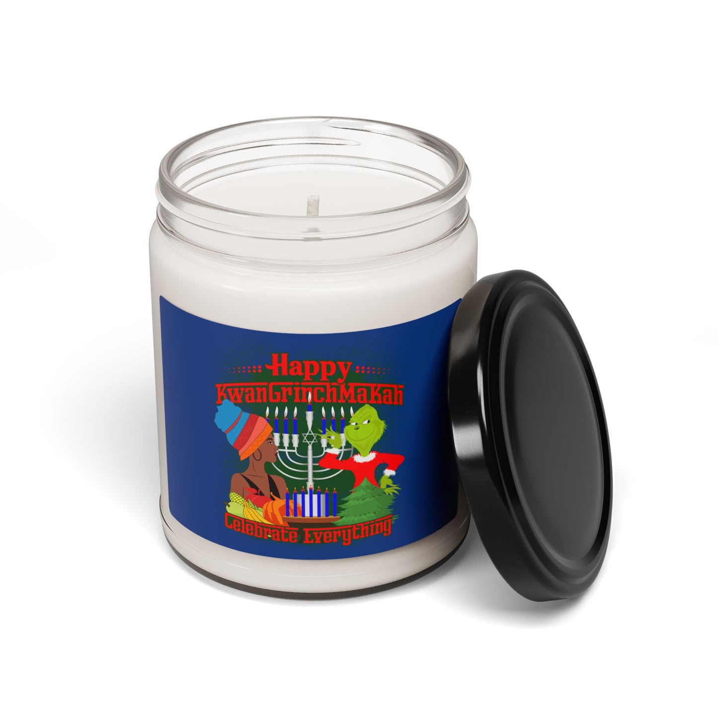 KwanGrinchMakah Scented Soy Candle, 9oz