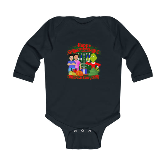 KwanGrinchMaKah Infant Bodysuit - Holiday Baby Onesie