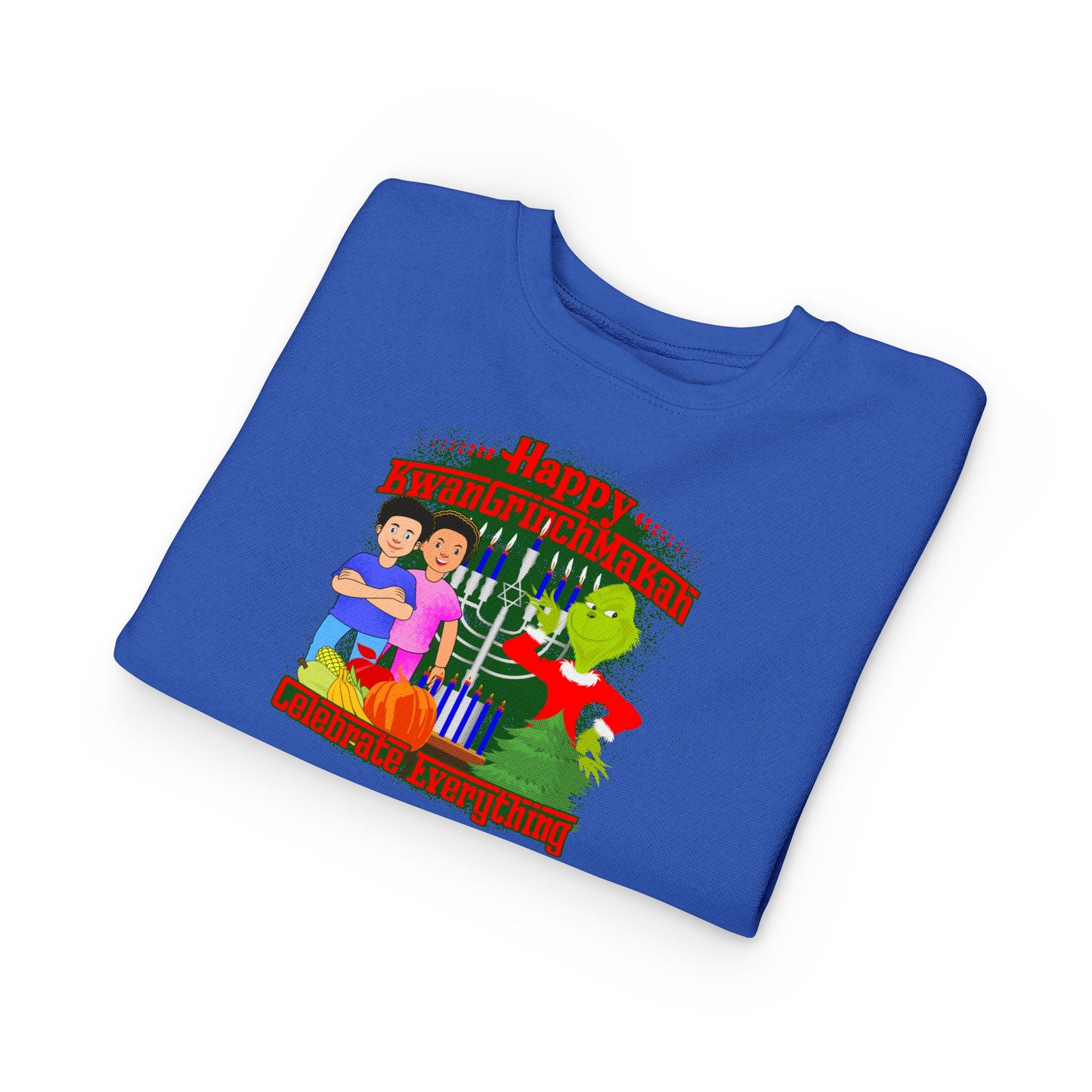 KwanGrinchMaKah Toddler Sweatshirt —  Kids Holiday Sweatshirt
